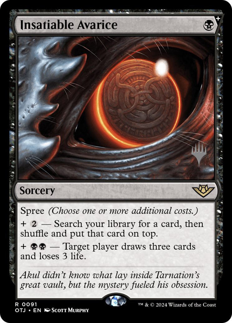 Insatiable Avarice - Promo Pack [POTJ-91p]