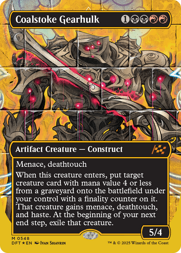 Coalstoke Gearhulk - Borderless - First Place Foil [DFT-548]