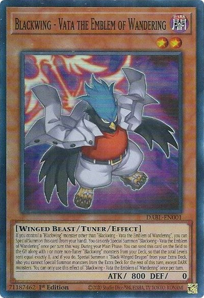 Blackwing - Vata the Emblem of Wandering (Super Rare) [DABL-EN001-SuR]
