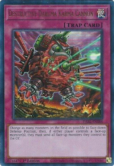 Destructive Daruma Karma Cannon (Ultra Rare) [DABL-EN084-UR]