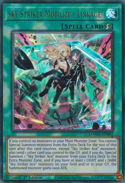Sky Striker Mobilize - Linkage! (Ultra Rare) [MAMA-EN003-UR]