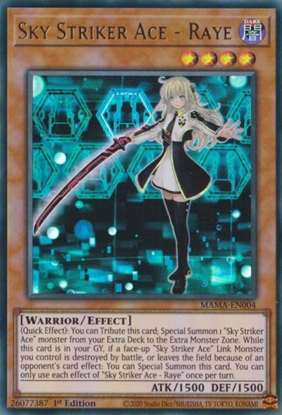 Sky Striker Ace - Raye (Ultra Rare) [MAMA-EN004-UR]