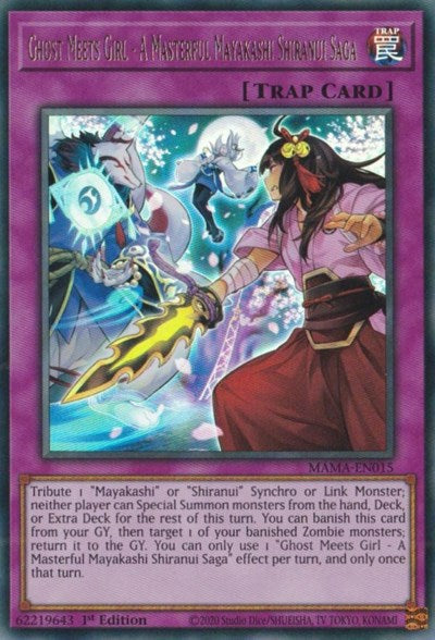 Ghost Meets Girl - A Masterful Mayakashi Shiranui Saga (Ultra Rare) [MAMA-EN015-UR]