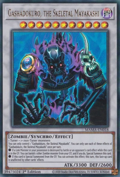 Gashadokuro, the Skeletal Mayakashi (Ultra Rare) [MAMA-EN018-UR]