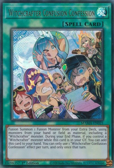 Witchcrafter Confusion Confession (Ultra Rare) [MAMA-EN021-UR]