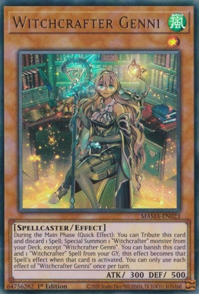 Witchcrafter Genni (Ultra Rare) [MAMA-EN023-UR]