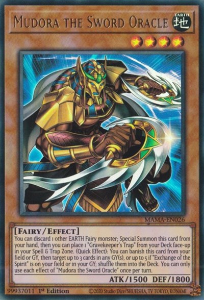 Mudora the Sword Oracle (Ultra Rare) [MAMA-EN026-UR]