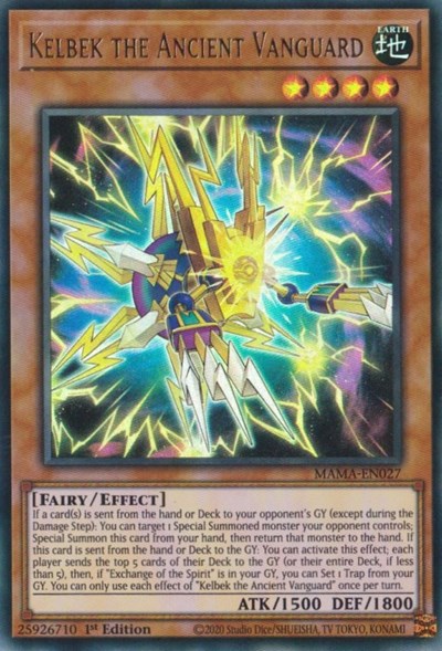Kelbek the Ancient Vanguard (Ultra Rare) [MAMA-EN027-UR]