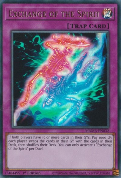 Exchange of the Spirit (Ultra Rare) [MAMA-EN032-UR]