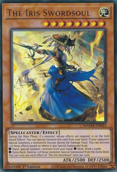 The Iris Swordsoul (Ultra Rare) [MAMA-EN033-UR]