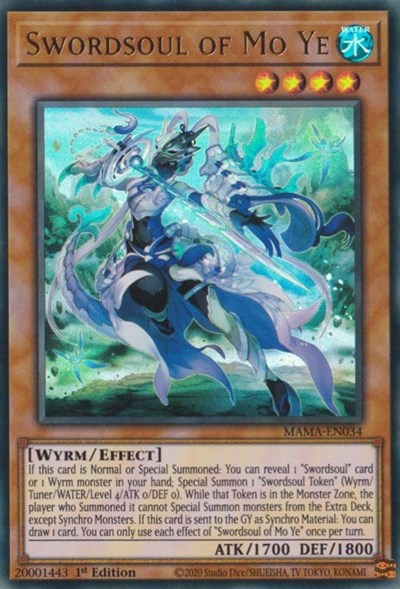 Swordsoul of Mo Ye (Ultra Rare) [MAMA-EN034-UR]