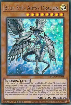 Blue-Eyes Abyss Dragon (Ultra Rare) [MAMA-EN056-UR]