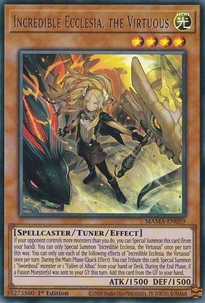 Incredible Ecclesia, the Virtuous (Ultra Rare) [MAMA-EN059-UR]