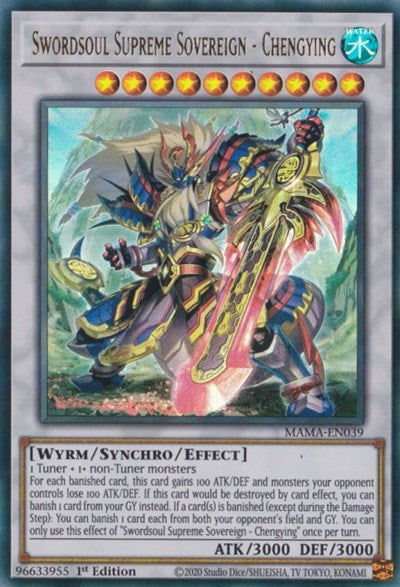 Swordsoul Supreme Sovereign - Chengying (Ultra Rare) [MAMA-EN039-UR]