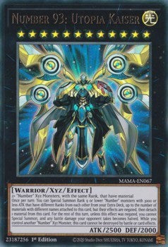 Number 93: Utopia Kaiser (Ultra Rare) [MAMA-EN067-UR]