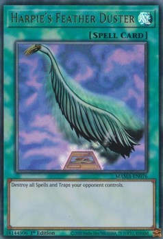 Harpie's Feather Duster (Ultra Rare) [MAMA-EN076-UR]