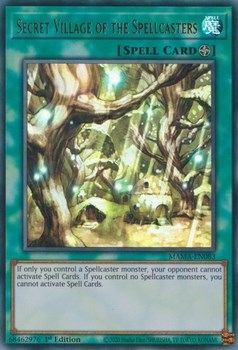 Secret Village of the Spellcasters (Ultra Rare) [MAMA-EN083-UR]