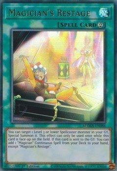 Magician's Restage (Ultra Rare) [MAMA-EN086-UR]