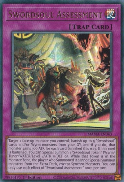 Swordsoul Assessment (Ultra Rare) [MAMA-EN043-UR]