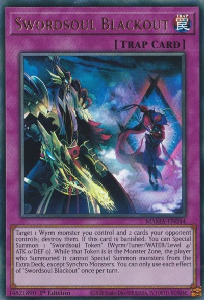 Swordsoul Blackout (Ultra Rare) [MAMA-EN044-UR]