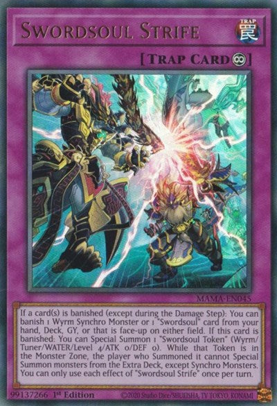 Swordsoul Strife (Ultra Rare) [MAMA-EN045-UR]
