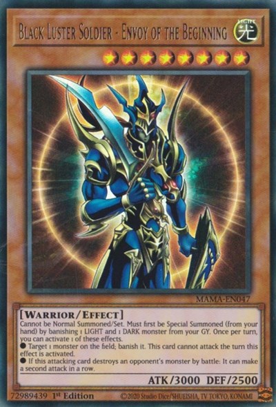 Black Luster Soldier - Envoy of the Beginning (Ultra Rare) [MAMA-EN047-UR]