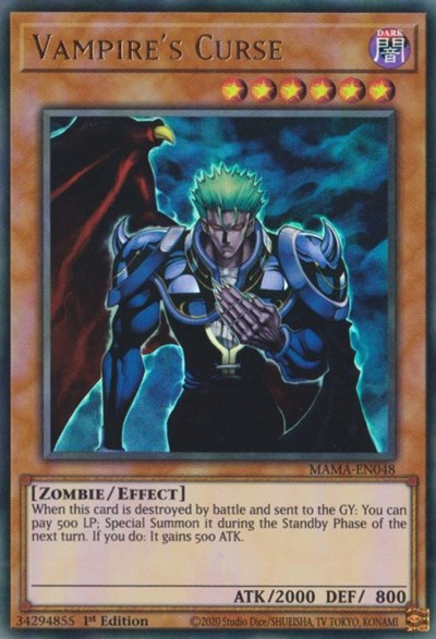 Vampire's Curse (Ultra Rare) [MAMA-EN048-UR]