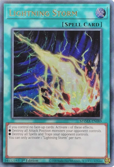 Lightning Storm (Ultra Pharaoh’s Rare) [MAMA-EN089-UPR]