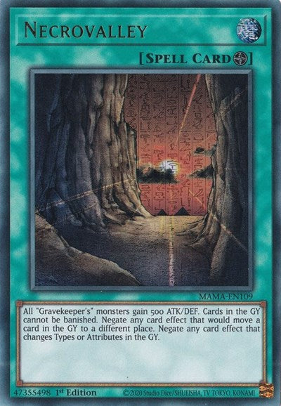 Necrovalley (Ultra Pharaoh’s Rare) [MAMA-EN109-UPR]