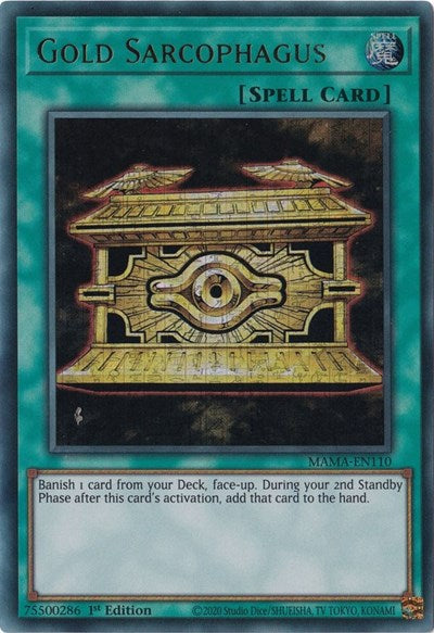 Gold Sarcophagus (Ultra Pharaoh’s Rare) [MAMA-EN110-UPR]
