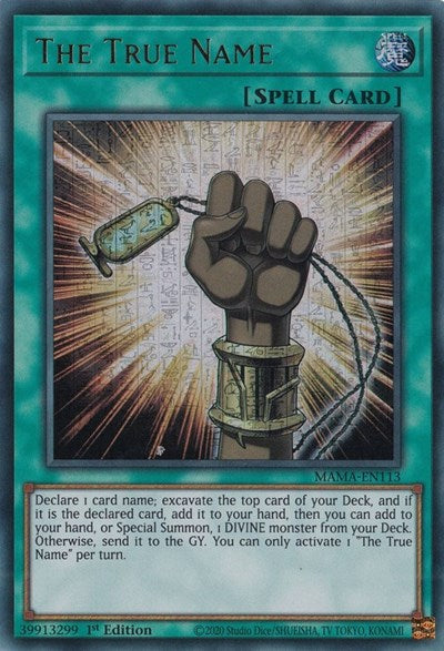The True Name (Ultra Pharaoh’s Rare) [MAMA-EN113-UPR]