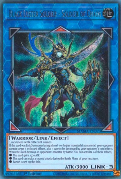 Black Luster Soldier - Soldier of Chaos (Ultra Pharaoh’s Rare) [MAMA-EN073-UPR]