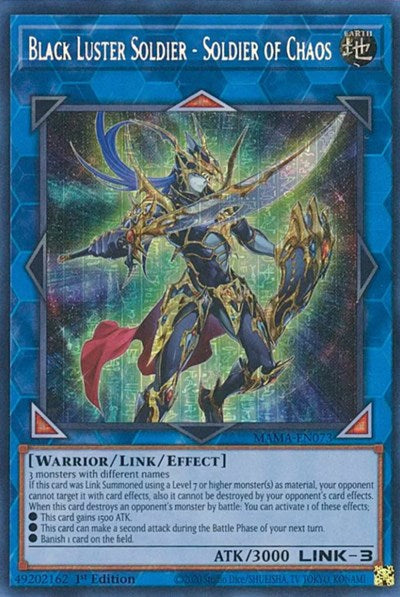 Black Luster Soldier - Soldier of Chaos (Secret Pharaoh’s Rare) [MAMA-EN073-SePR]