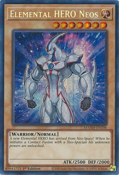 Elemental HERO Neos (Secret Pharaoh’s Rare) [MAMA-EN106-SePR]
