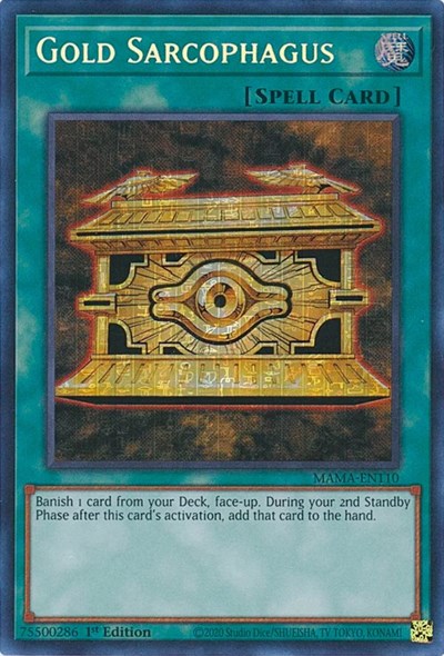 Gold Sarcophagus (Secret Pharaoh’s Rare) [MAMA-EN110-SePR]