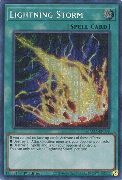 Lightning Storm (Secret Pharaoh’s Rare) [MAMA-EN089-SePR]