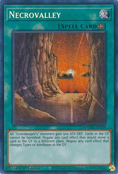 Necrovalley (Secret Pharaoh’s Rare) [MAMA-EN109-SePR]