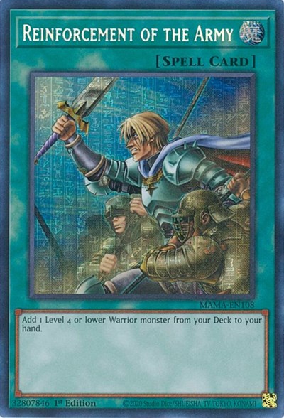 Reinforcement of the Army (Secret Pharaoh’s Rare) [MAMA-EN108-SePR]