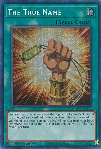 The True Name (Secret Pharaoh’s Rare) [MAMA-EN113-SePR]