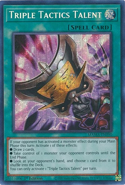 Triple Tactics Talent (Secret Pharaoh’s Rare) [MAMA-EN090-SePR]