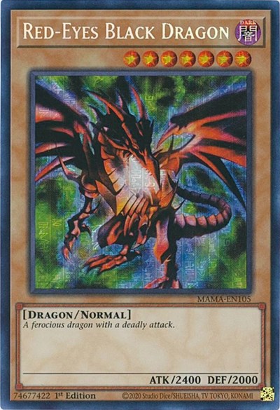 Red-Eyes Black Dragon (Secret Pharaoh’s Rare) [MAMA-EN105-SePR]