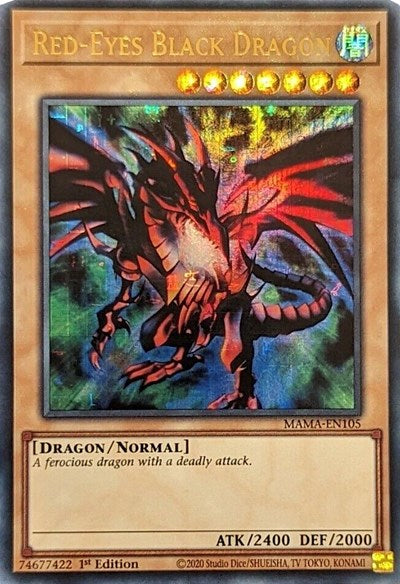 Red-Eyes Black Dragon (Ultra Pharaoh’s Rare) [MAMA-EN105-UPR]