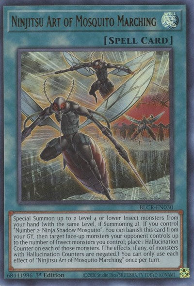 Ninjitsu Art of Mosquito Marching (Ultra Rare) [BLCR-EN030-UR]