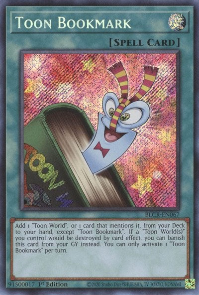 Toon Bookmark (Secret Rare) [BLCR-EN067-SeR]