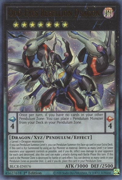Odd-Eyes Rebellion Dragon (Ultra Rare) [BLCR-EN076-UR]