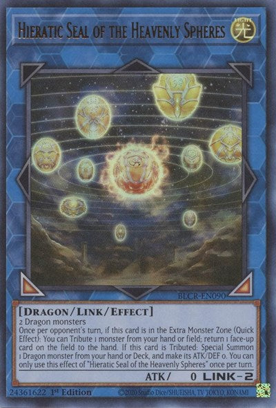Hieratic Seal of the Heavenly Spheres (Ultra Rare) [BLCR-EN090-UR]