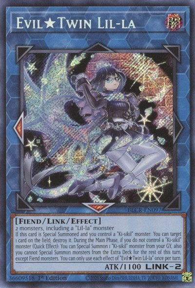 Evil Twin Lil-la (Secret Rare) [BLCR-EN097-SeR]