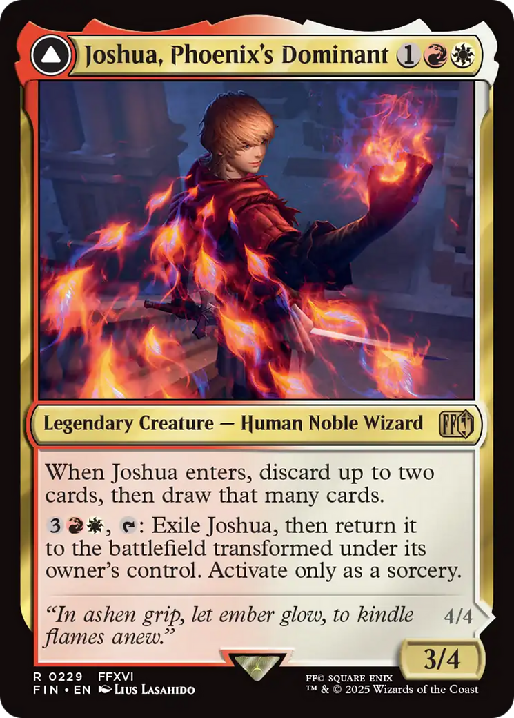 Joshua, Phoenix's Dominant // Phoenix, Warden of Fire [FIN-229]