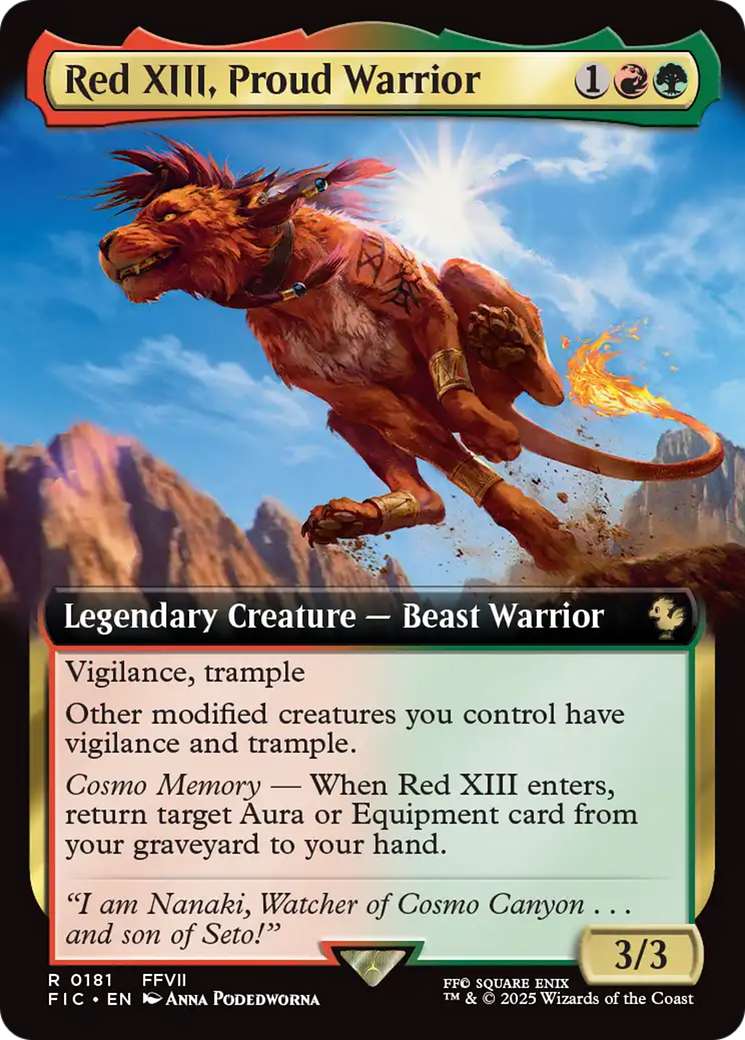 Red XIII, Proud Warrior - Extended Art [FIC-181]