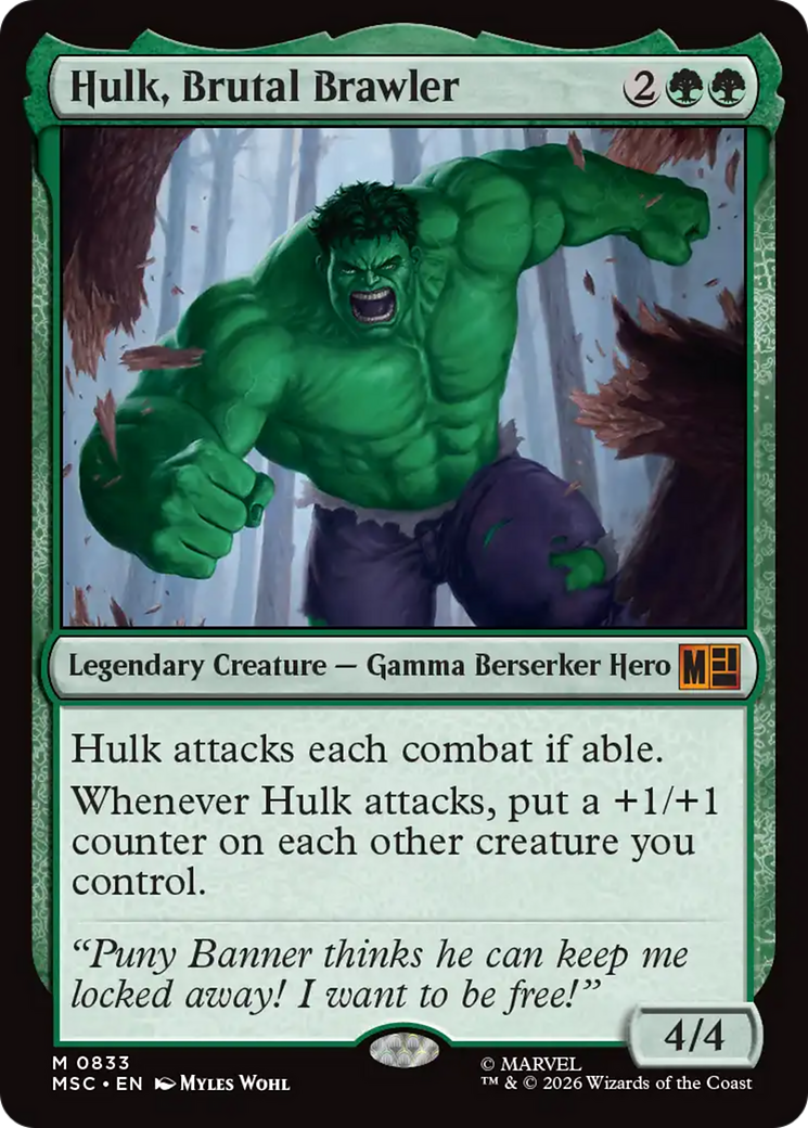 Hulk, Brutal Brawler [MSC-833]